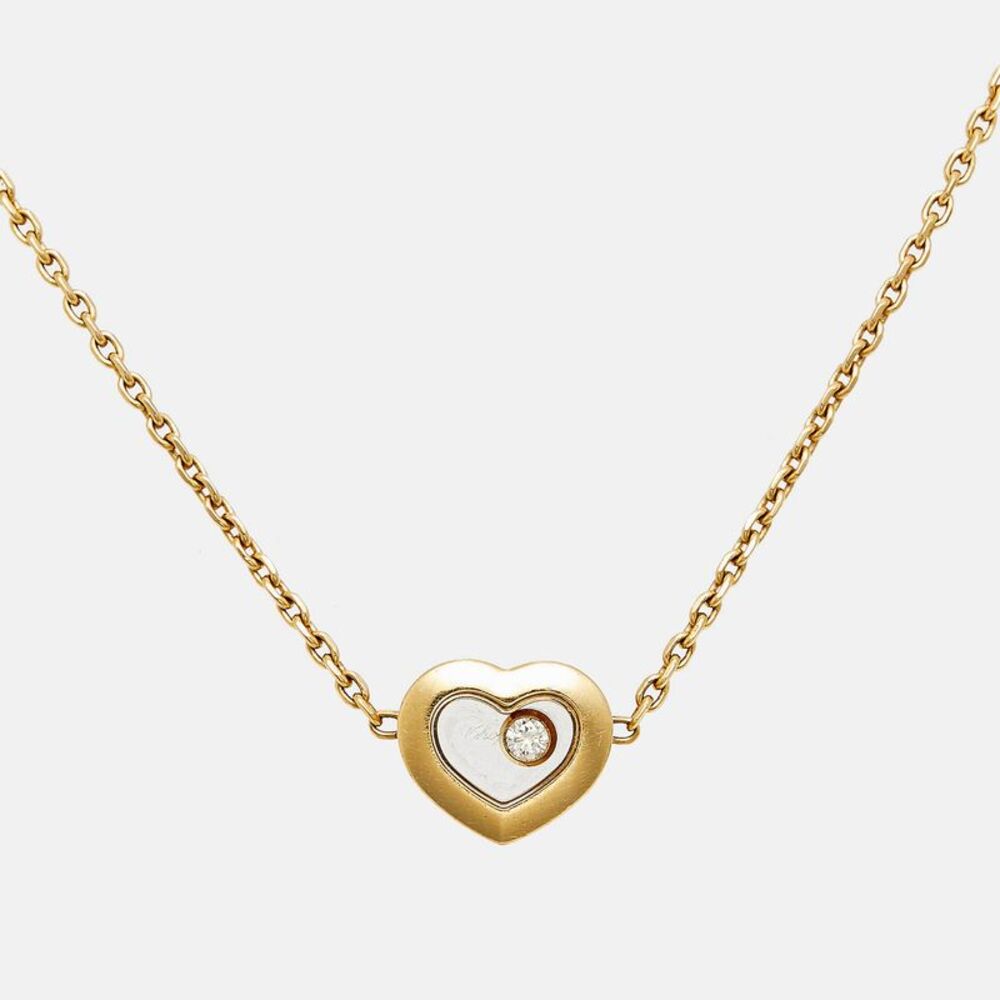 Chopard Happy Diamonds Heart 18K Yellow Gold Anklet Bracelet
